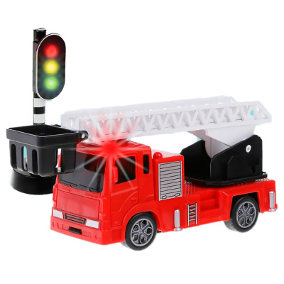 Машина Пожарная инерционная подвижная лестница Пламенный мотор 870854 1